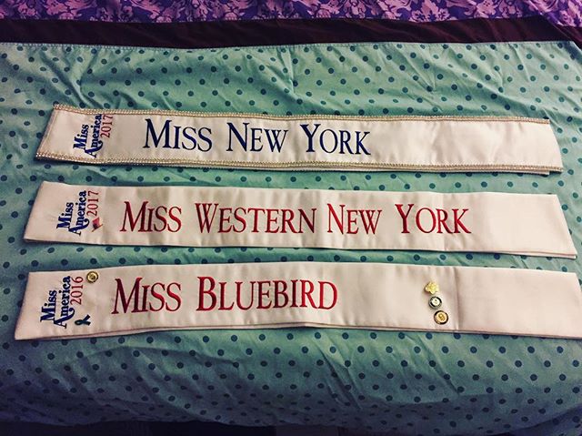 These three sashes are a representation of my journey with the Miss America Organization. ⭐️This is a journey of chasing dreams, ups and downs, growth, hard work, resilience, persistence, risks, reflection, love, faith, and endless gratitude each and every day. Feeling so blessed today and always! ❤️ #onefullweek #MissNewYork @missnewyorkmao @missamericaorg