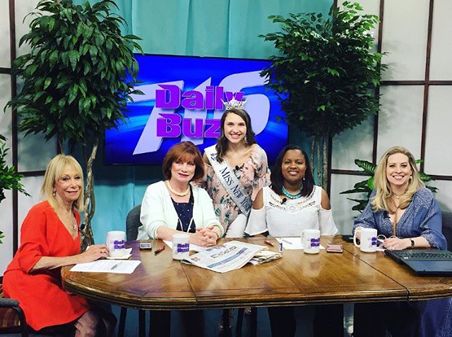 What a fun morning🙆🏻 😊Thank you to the #DailyBuzz716 for having me on the show @wbbz_tv! I was just here three months ago as Miss Western New York and now back as Miss New York in my hometown 😀 We spoke about everything from Miss New York week to Miss America prep to career plans, and the amazing opportunities Miss America provides for young women. I was even asked by Judge Wolfgang if I sleep in my crown ☺️. #WBBZTV #DailyBuzz716 #MissNewYork #TvAppearance